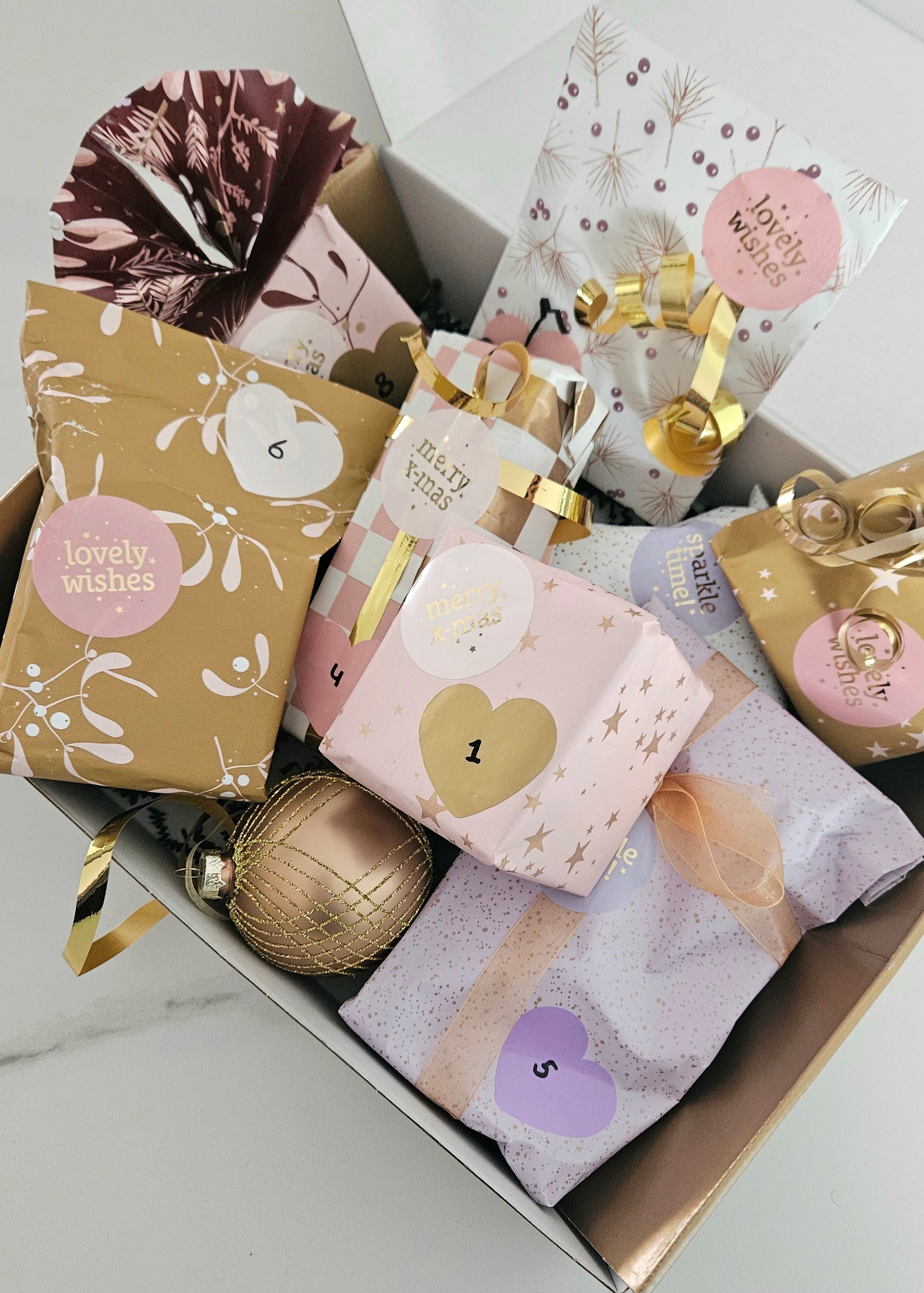 Adventskalender 2025 aftelkalender voor de feestdagen