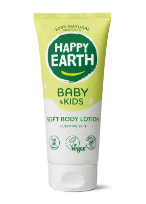 Happy Earth bodylotion voor baby & kids