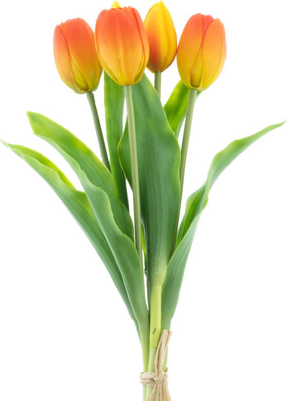 Kunsttulpen oranje real touch 36 cm
