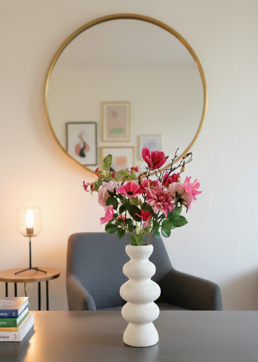 Plukboeket Roze zijden bloemen