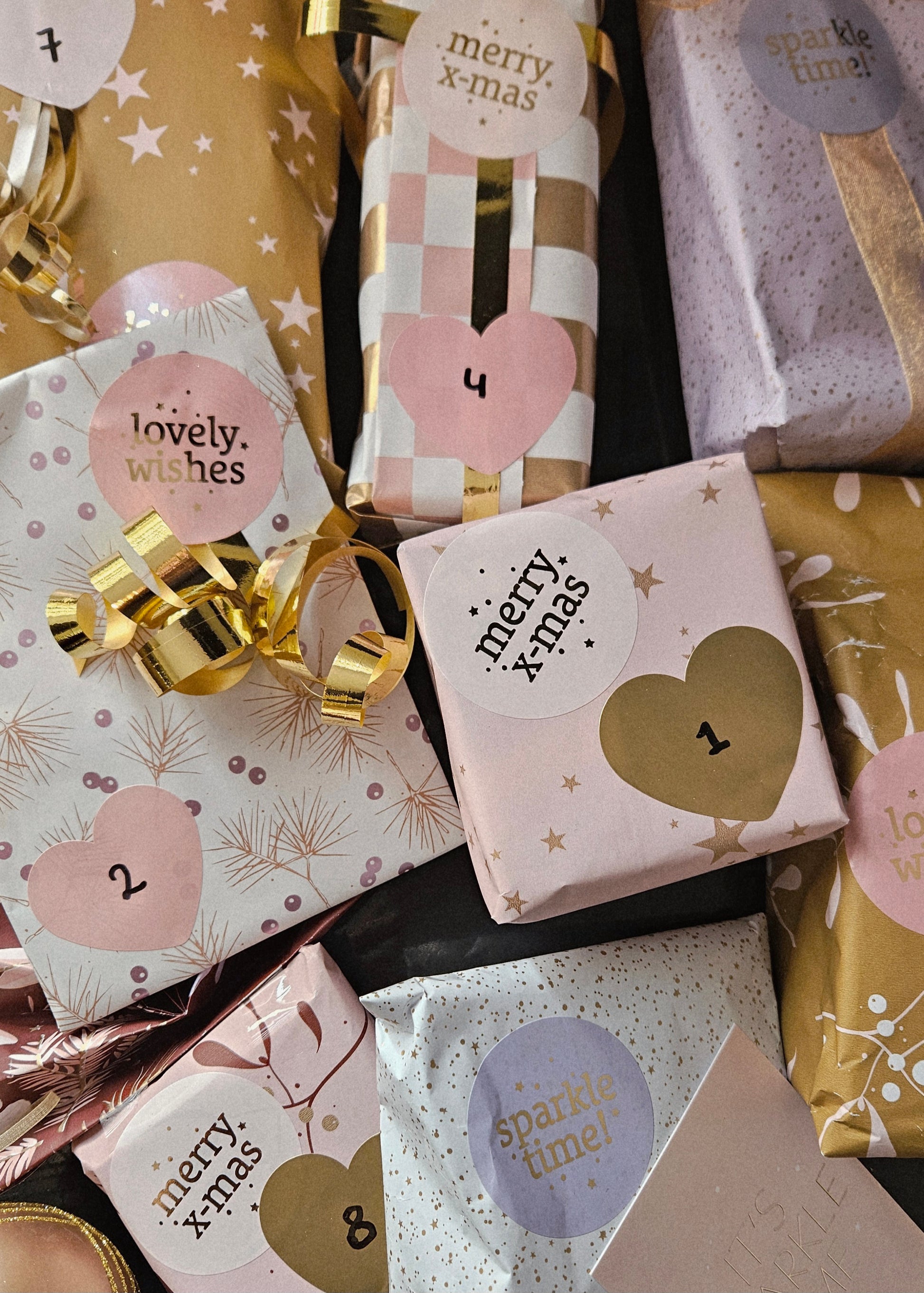 Originele adventskalender voor vrouwen met verzorgingsproducten en selfcare