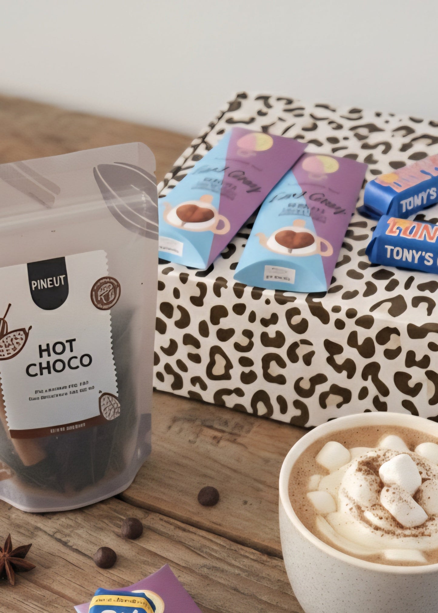 Seizoensbox herfst chocolademelk