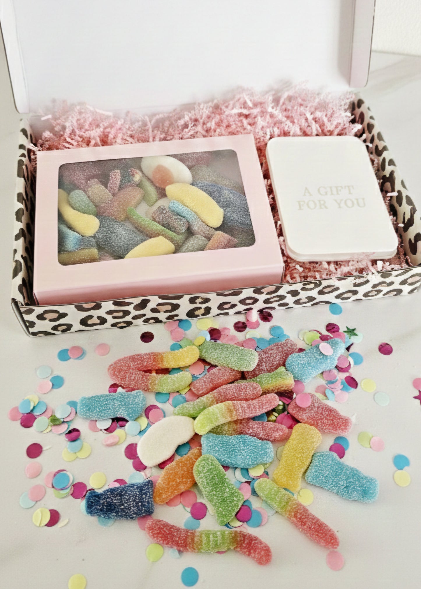 Brievenbuscadeau snoepcadeau vegan en halal