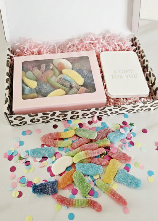 Brievenbuscadeau snoepcadeau vegan en halal