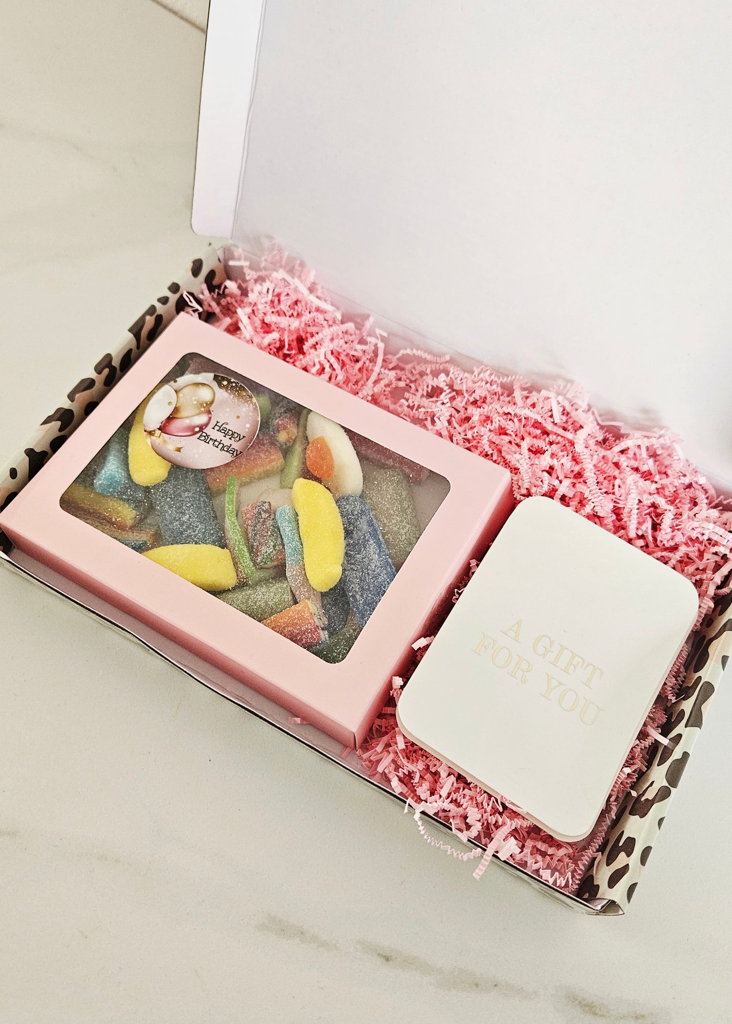 Snoepcadeau voor verjaardag vegan en halal