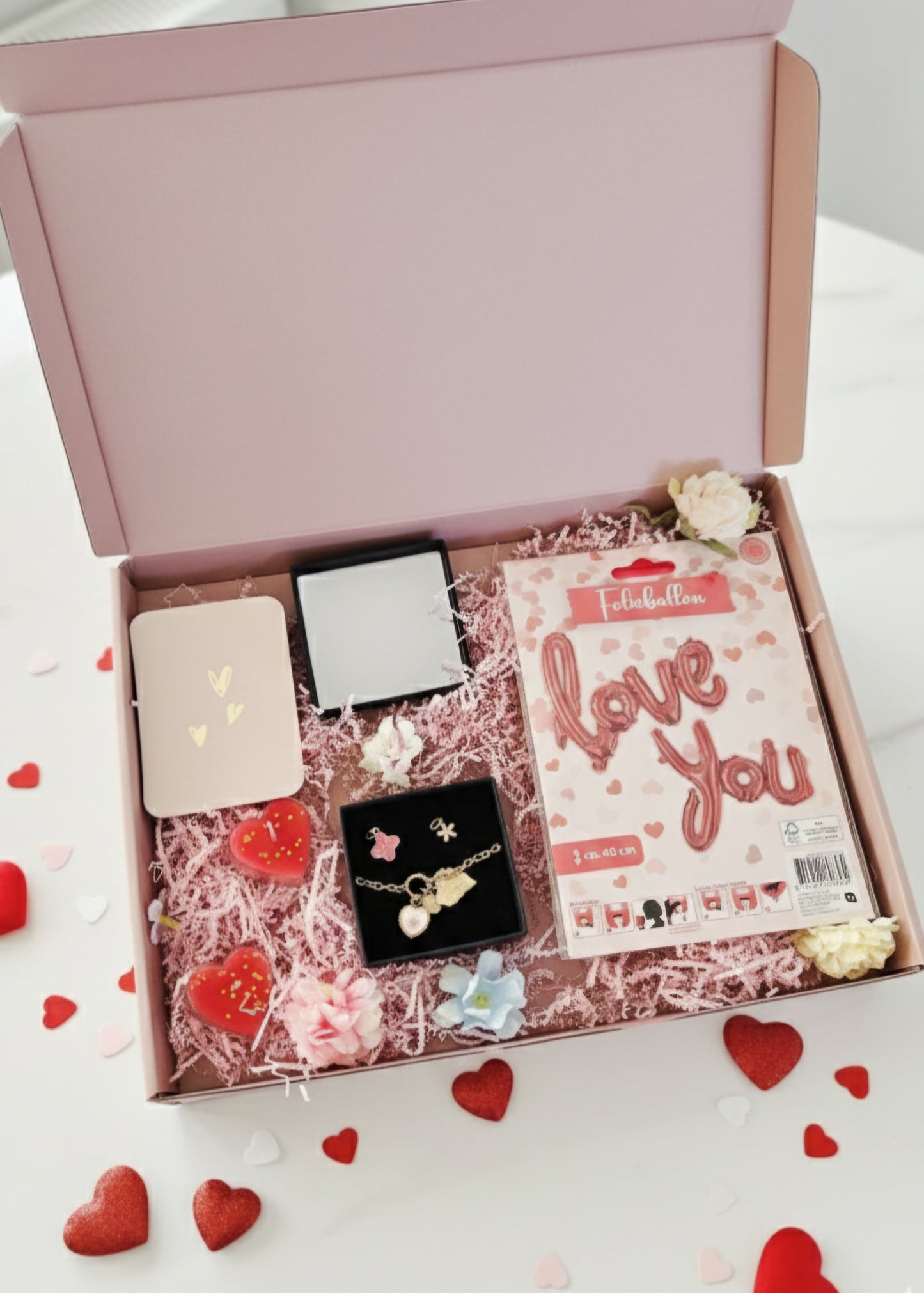 Valentijnsdcadeaubox voor vrouwen met armband